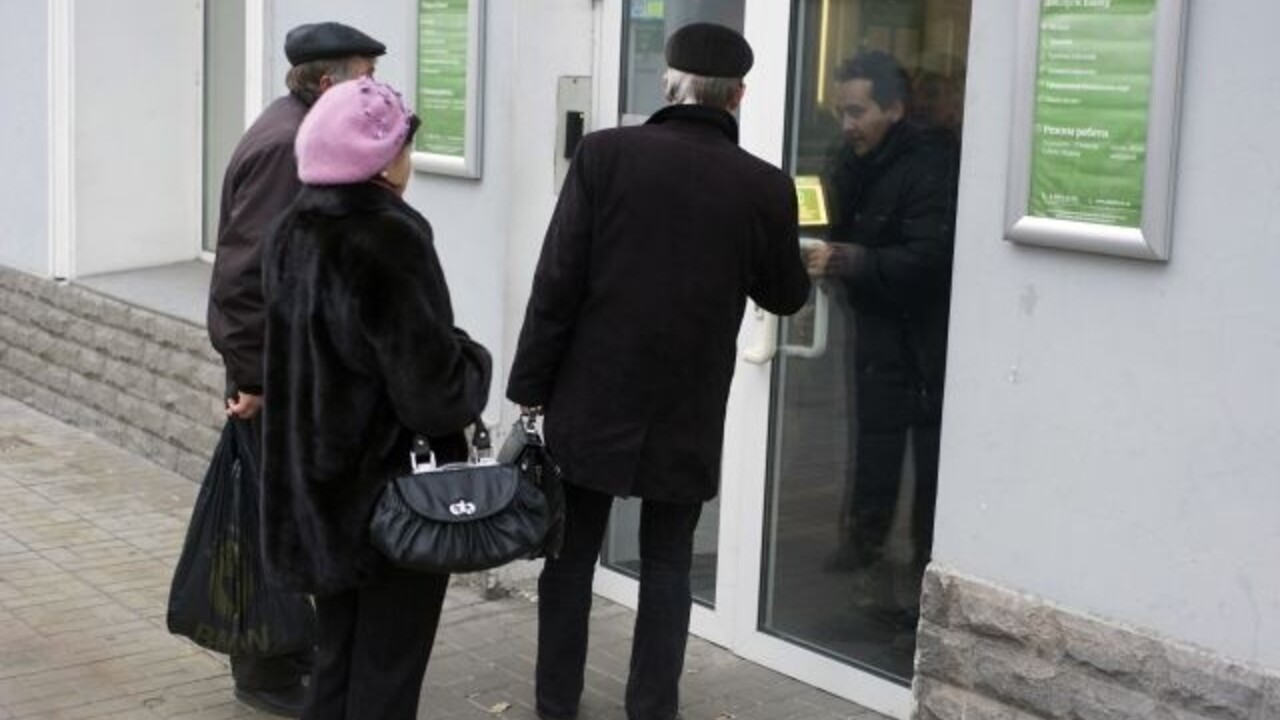 ukrajina doneck banky (SITA/AP)